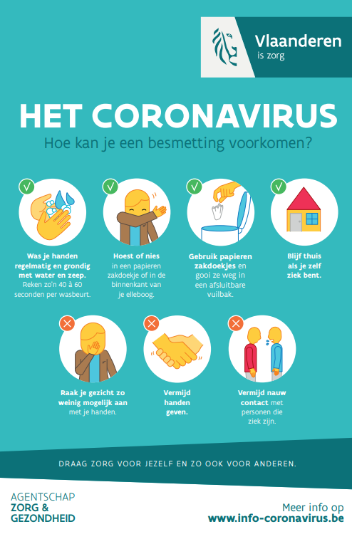 affiche coronavirus