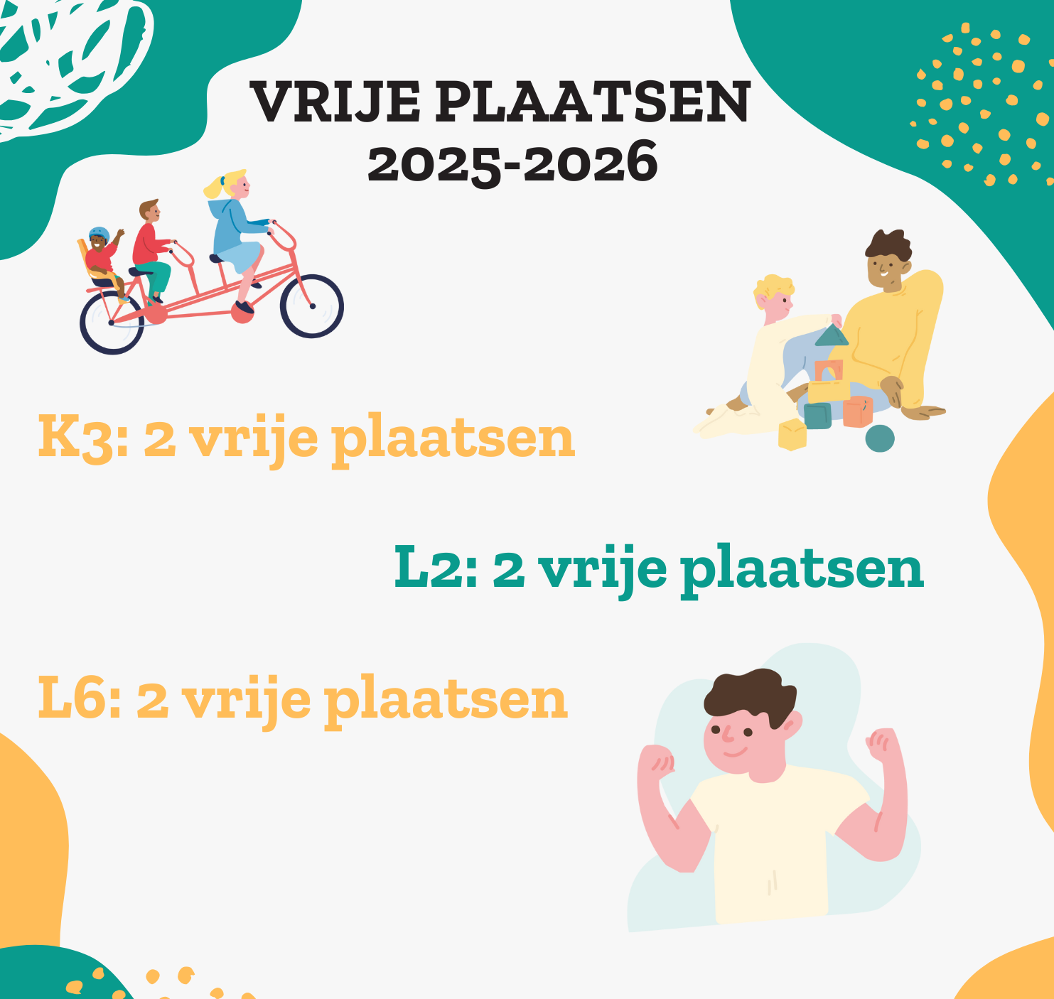 vrije plaatsen 2025-2026